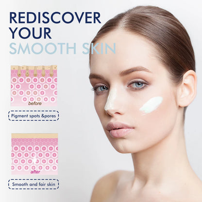 Lactobionic Acid Pore Shrinking Serum Tightening Repair Large Pores Oil Control Exfoliating Hyaluronic Acid Moisturizing Essence